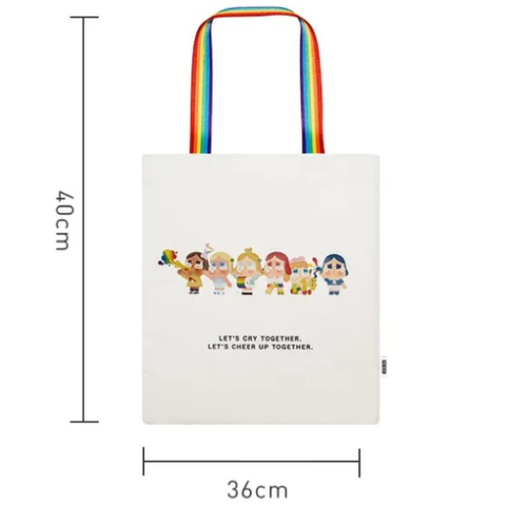 Pop Mart Crybaby Cheer Up Baby! Canvas Bag
